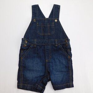Carter's Dark Denim Short Overalls Toddler Baby Boys 24 Months 24M